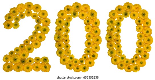 arabic-numeral-200-two-hundred-yellow-stock-photo-653355238-shutterstock