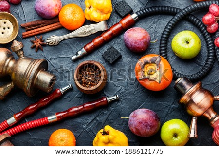 Similar – Grapes and pomegranate in a fruit bowl