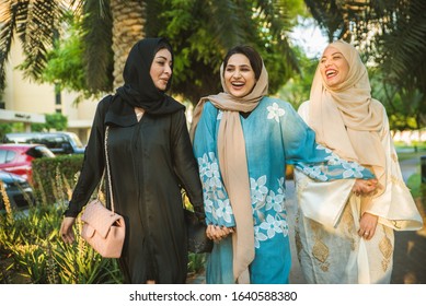 Arabic Women Abaya Bonding Having Fun Stock Photo 1640588380 | Shutterstock