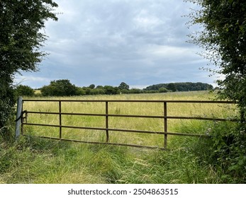 Arable fields in Derbyshire, UK