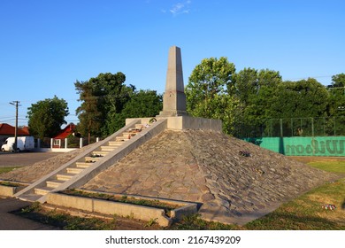 ARAD, 13 JUNE, 2022: Image of the Monument of the 13 Generals in Arad, Romania, Europe	

