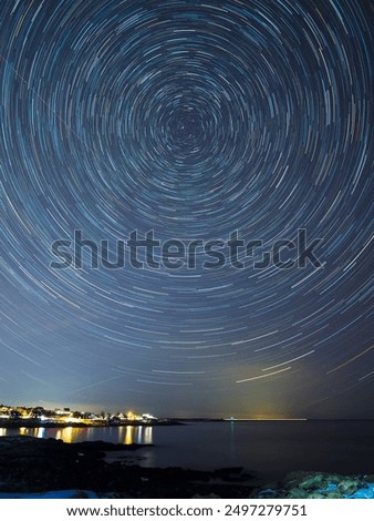 Similar – Image, Stock Photo Surfing with the Stars