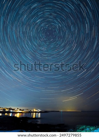 Similar – Image, Stock Photo Surfing with the Stars