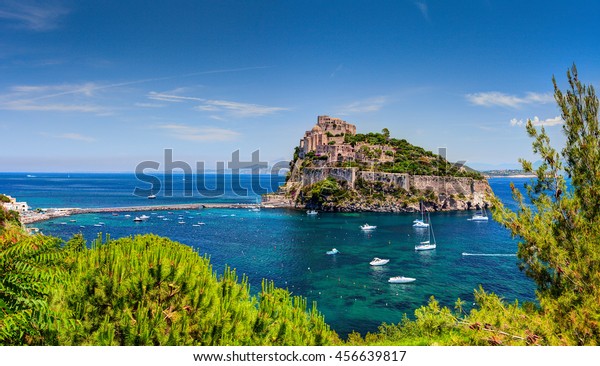 The Aragonese Castle is the most impressive\
historical monument in Ischia, built by Hiero I  in 474 BC. In 1912\
Castle was sold to a private owner. Today it is the most visited\
monument of the island.