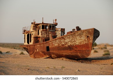 Aral Sea Shipwreck