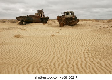 Aral Sea Shipwreck