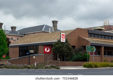 Ararat, Australia - October 21, 2017: Australia Post Is The Publicly Owned Postal Service. This Post Office Is In The Rural Town Of Ararat.