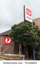 Ararat, Australia - October 21, 2017: Australia Post Is The Publicly Owned Postal Service. This Post Office Is In The Rural Town Of Ararat.