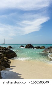 Arashi Beach On Aruba Island.