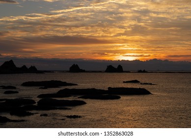 Arashi Beach At Sunrise Time