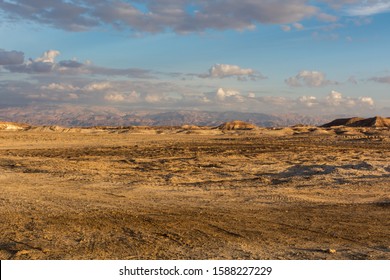 The Arabah‎ Or Arava Desert. Marsian Landscape