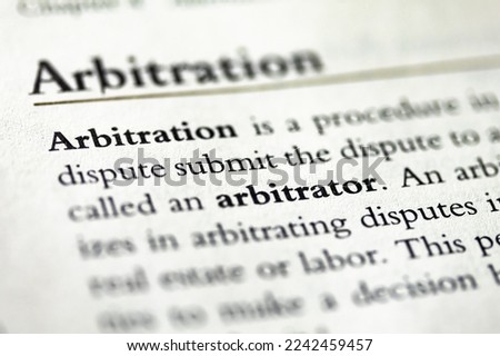 arbitration and Arbitrator written in business ethics textbook on United States law