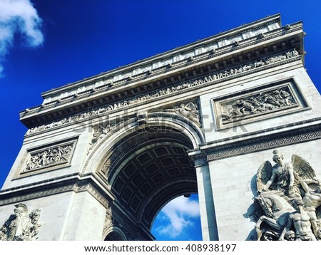 The Arc de Triomphe