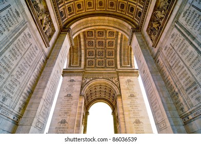 Arc De Triomphe View From Below