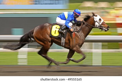 ARCADIA, CA - MAR 24: Apprentice Jockey Michael James And 