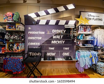 Arcadia, JAN 16: Disney Store In The Santa Anita Mall On JAN 16, 2020 At Arcadia, California