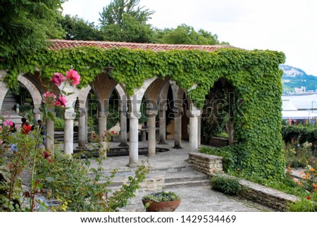 Arch in Balchik botanic garden, Bulgaria