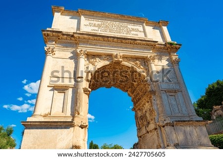 Arch of Constantine. Ancient, beautiful, incredible Rome, where every place is filled with history.