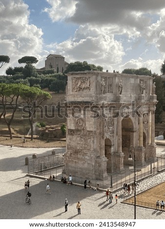 Arch of Constantine in Rome 