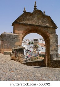 Arch Of Philip V In Ronda, Spain