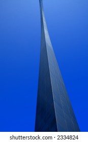 The Arch At St. Louis - Close Up Abstract Perspective