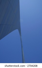 The Arch At St. Louis - Close Up Abstract Perspective