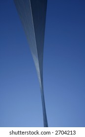 The Arch At St. Louis - Close Up Abstract Perspective