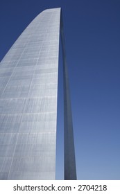 The Arch At St. Louis - Close Up Abstract Perspective