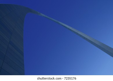 The Arch At St. Louis - Close Up Abstract Perspective