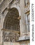 Arch of Trajan, ancient Roman triumphal arch, Benevento, Campania, Italy