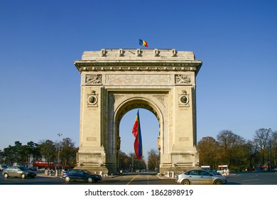 Arch of Triumph in Bucharest, Romania