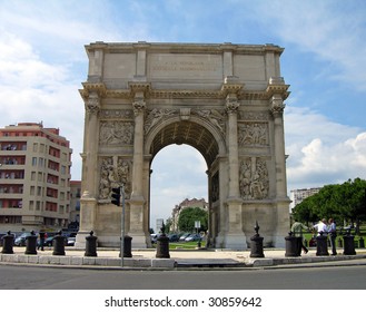 Arch of Triumph in Marseilles, France