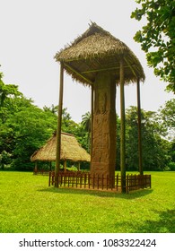 Archaelogical Site Of Quirigua In Guatemala