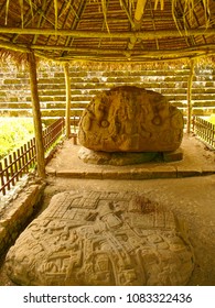 Archaelogical Site Of Quirigua In Guatemala