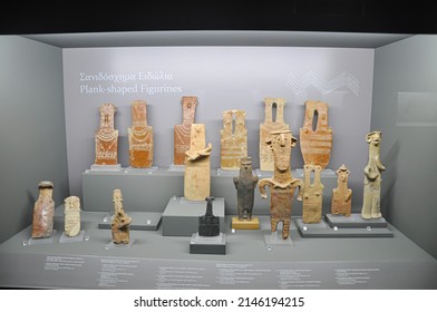 Archaeological Finds. Cyprus Museum Lefkosia. Mediterranean Sea. Cyprus