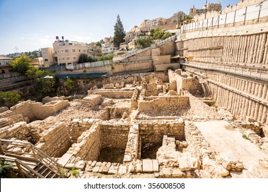 Archaeological Site Close To City Of David In Jerusalem, Israel