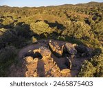 archaeological site of El Pozuelo, Dolmens,  municipal district of Zalamea la Real, Huelva, Andalusia, Spain