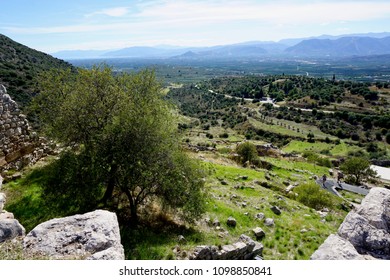 The Archaeological Sites Of Mycenae And Tiryns, Located In The Regional Unit Of Argolis, Greece 