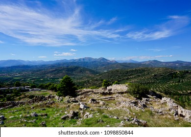 The Archaeological Sites Of Mycenae And Tiryns, Located In The Regional Unit Of Argolis, Greece 