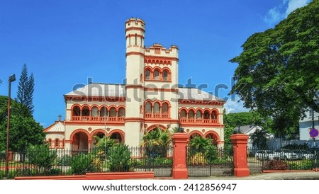 The Archbishop's Palace or House located in Port-of-Spain, Trinidad. It was built in 1903 by Patrick Vincent Flood, fifth Archbishop of Port of Spain