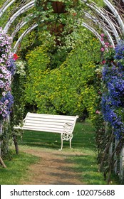 Arched Flower Door