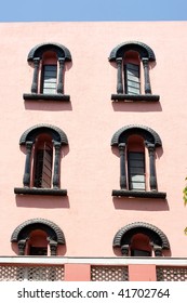 Arched Window, Detail Of The Famous Raja  Dinkar Kelkar Museum, Pune , Southern Maharashtra, India