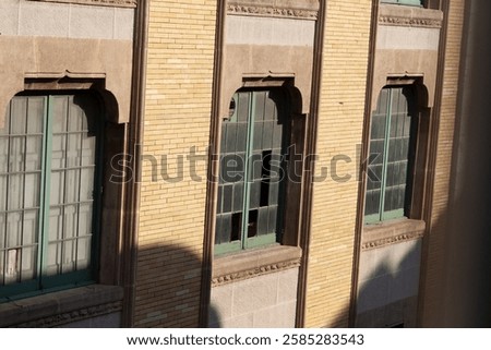 Similar – Image, Stock Photo urban shadow play of passers-by and photographer at Donauinsel stop