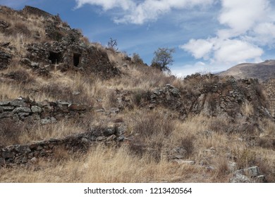 Archeological Site Of Ñawpawasi In The Province Of Yauyos, Lima Perú