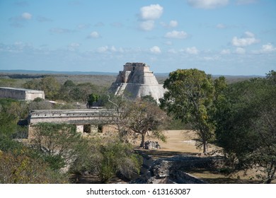 Archeology Zone Zona Arqueologica Uxmal Mexico Stock Photo 613163087 ...