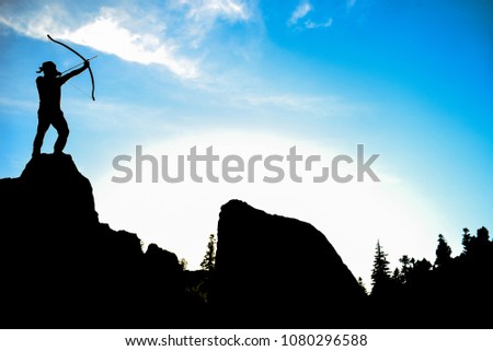  archer and aiming position