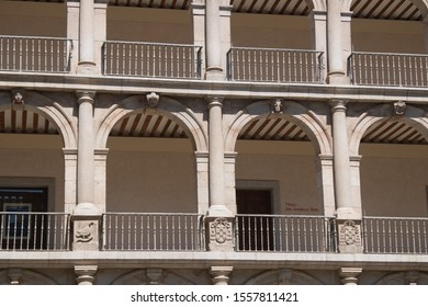 Arches Of The Renaissance Courtyard Of The University
From The Medieval City Of Alcalá De Henares