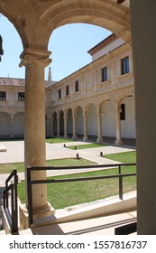 Arches Of The Renaissance Courtyard Of The University
From The Medieval City Of Alcalá De Henares