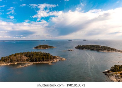 Archipelago During Spring Time In Finland