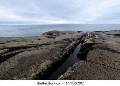 Archipelago In Sweden, Blue Sky And Water